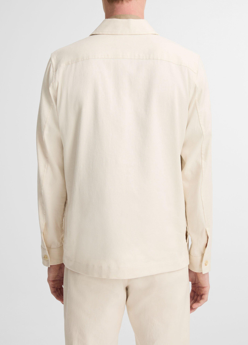 Vince Italian Linen-Cotton Chore Coat outlook