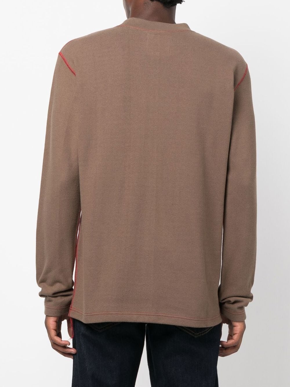 embroidered crew-neck jumper - 4