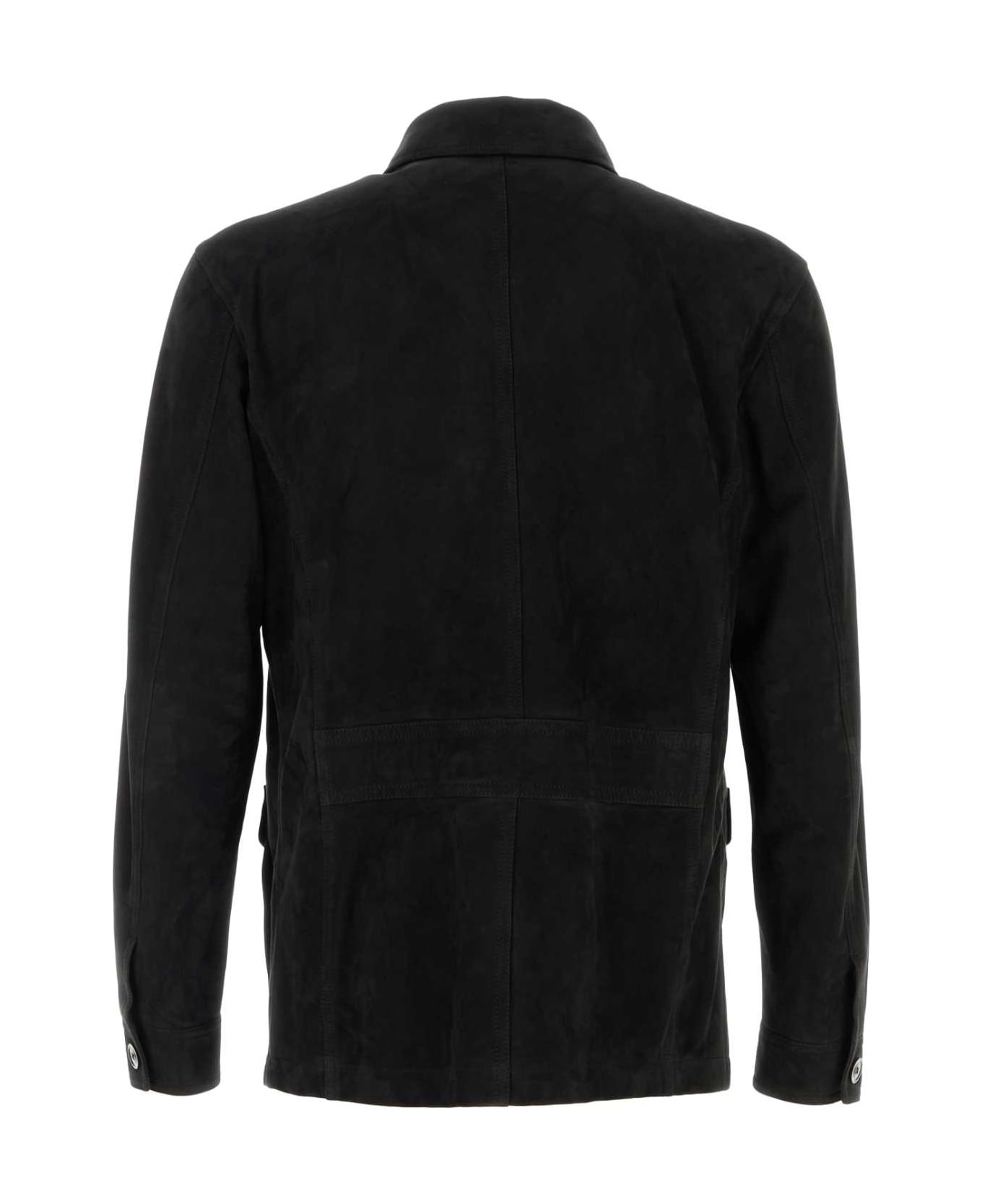 Black Suede Jacket - 2