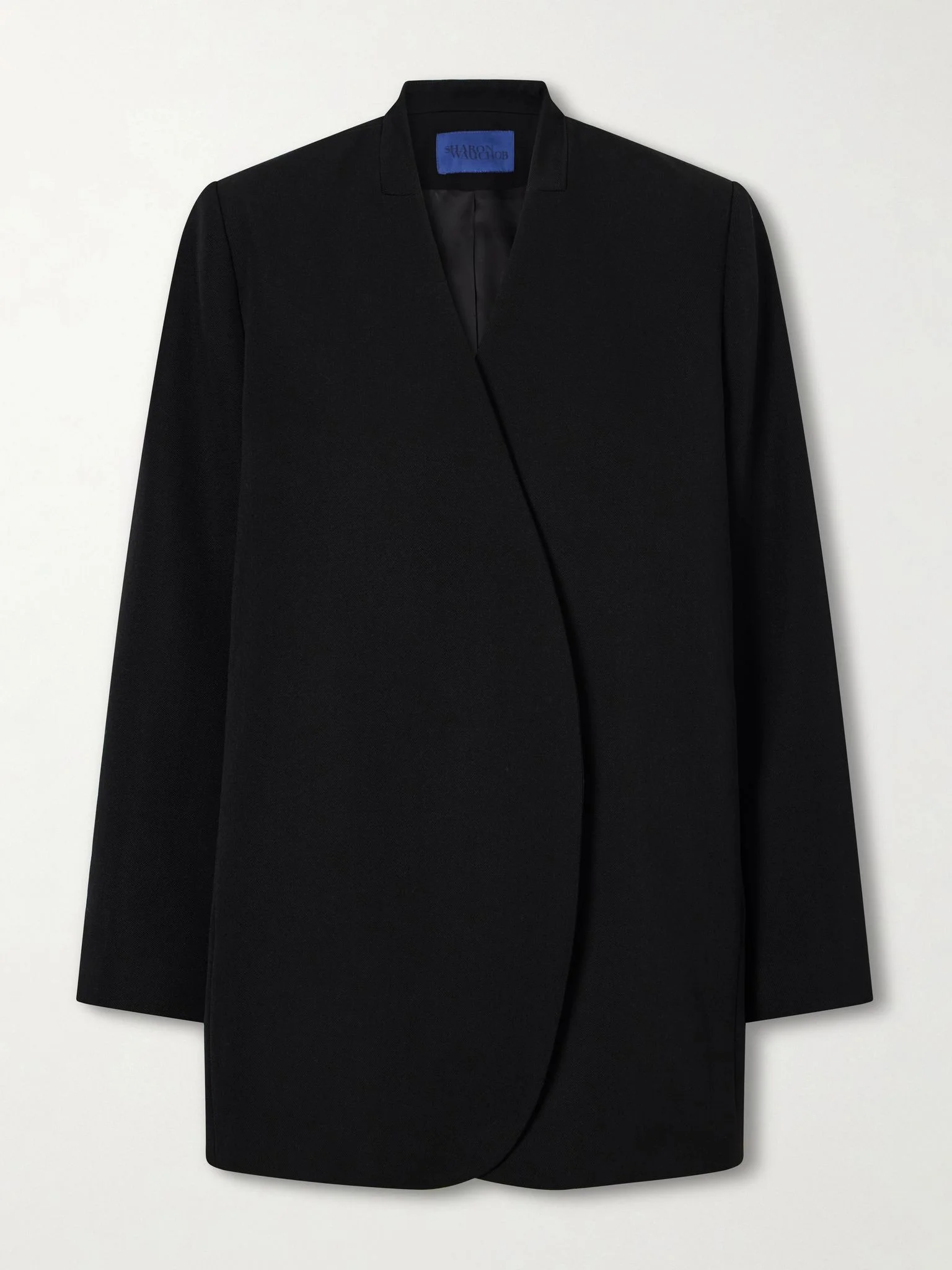 Wool blend blazer Black - 1