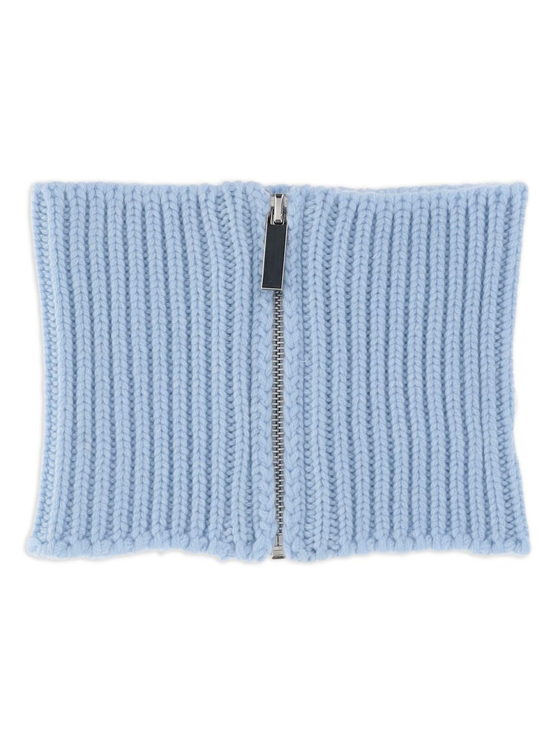 ribbed-knit scarf 1