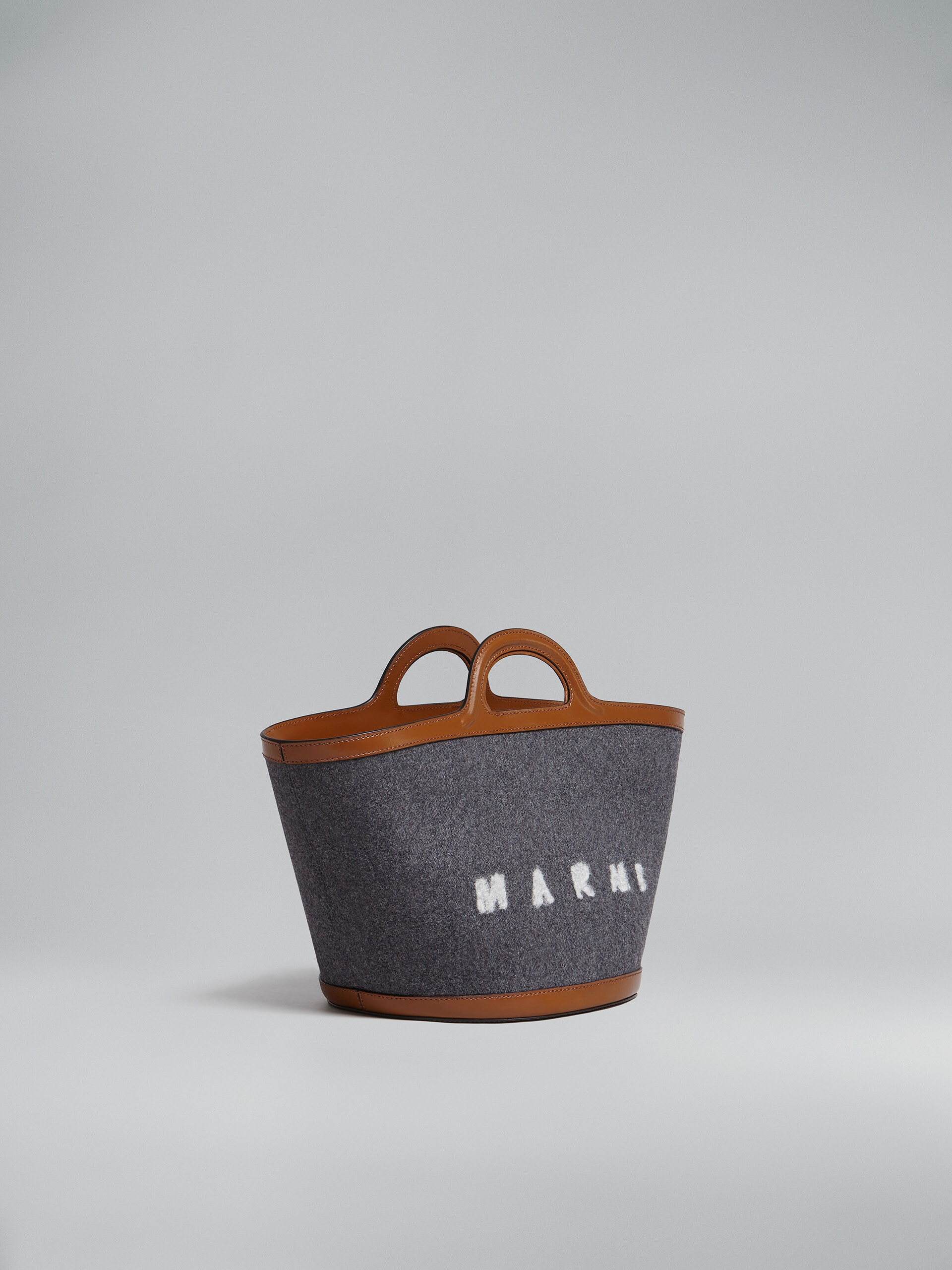TROPICALIA SMALL BAG IN FELT AND LEATHER - 6