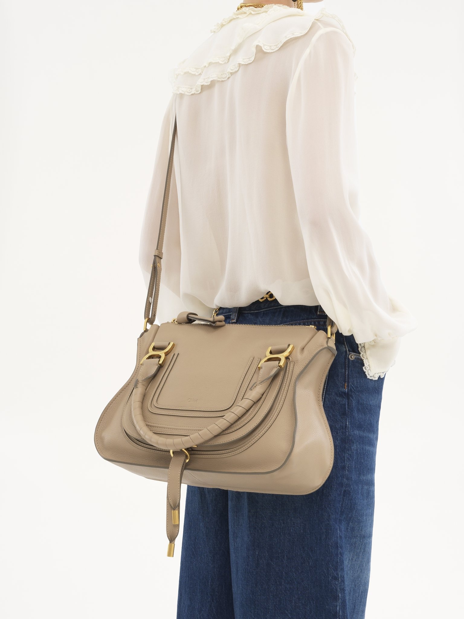 MARCIE BAG IN GRAINED LEATHER - 8