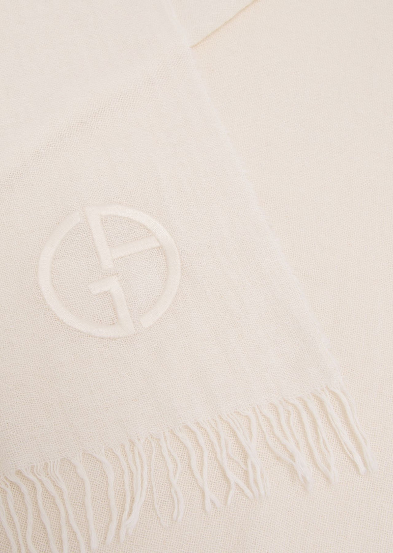 GIORGIO ARMANI Wool, silk and cashmere foulard outlook