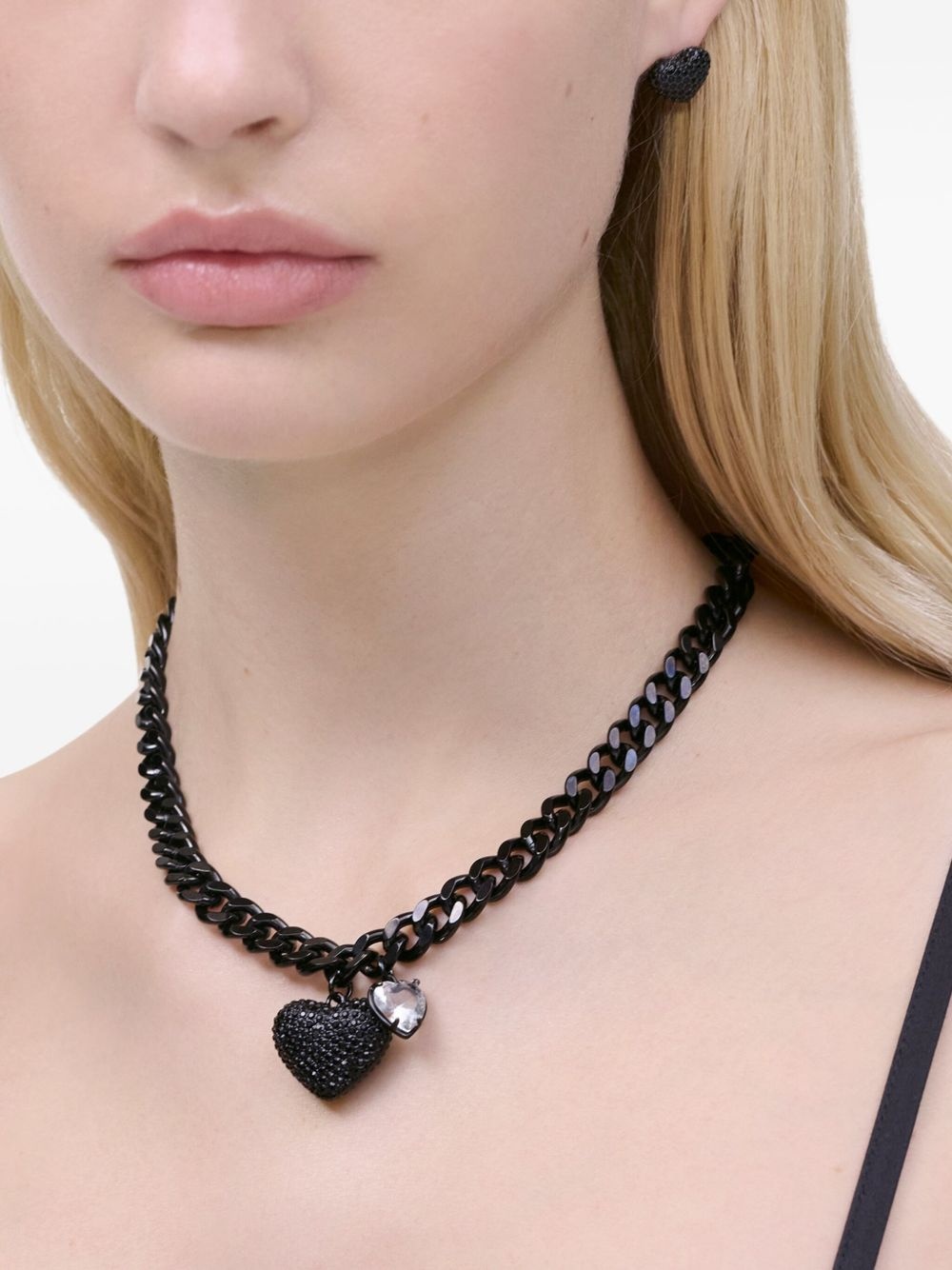 The Pave Ballon Heart necklace - 2