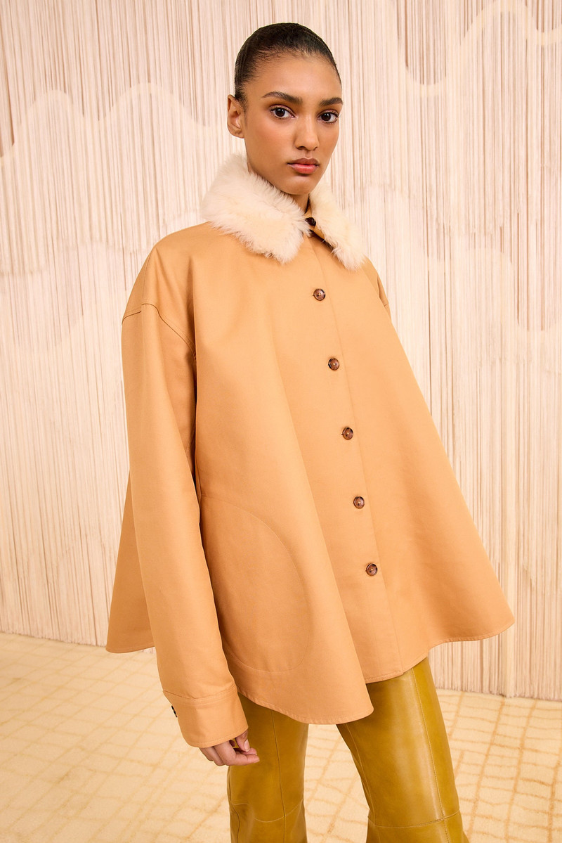 Floret Jacket with Removeable Collar 1