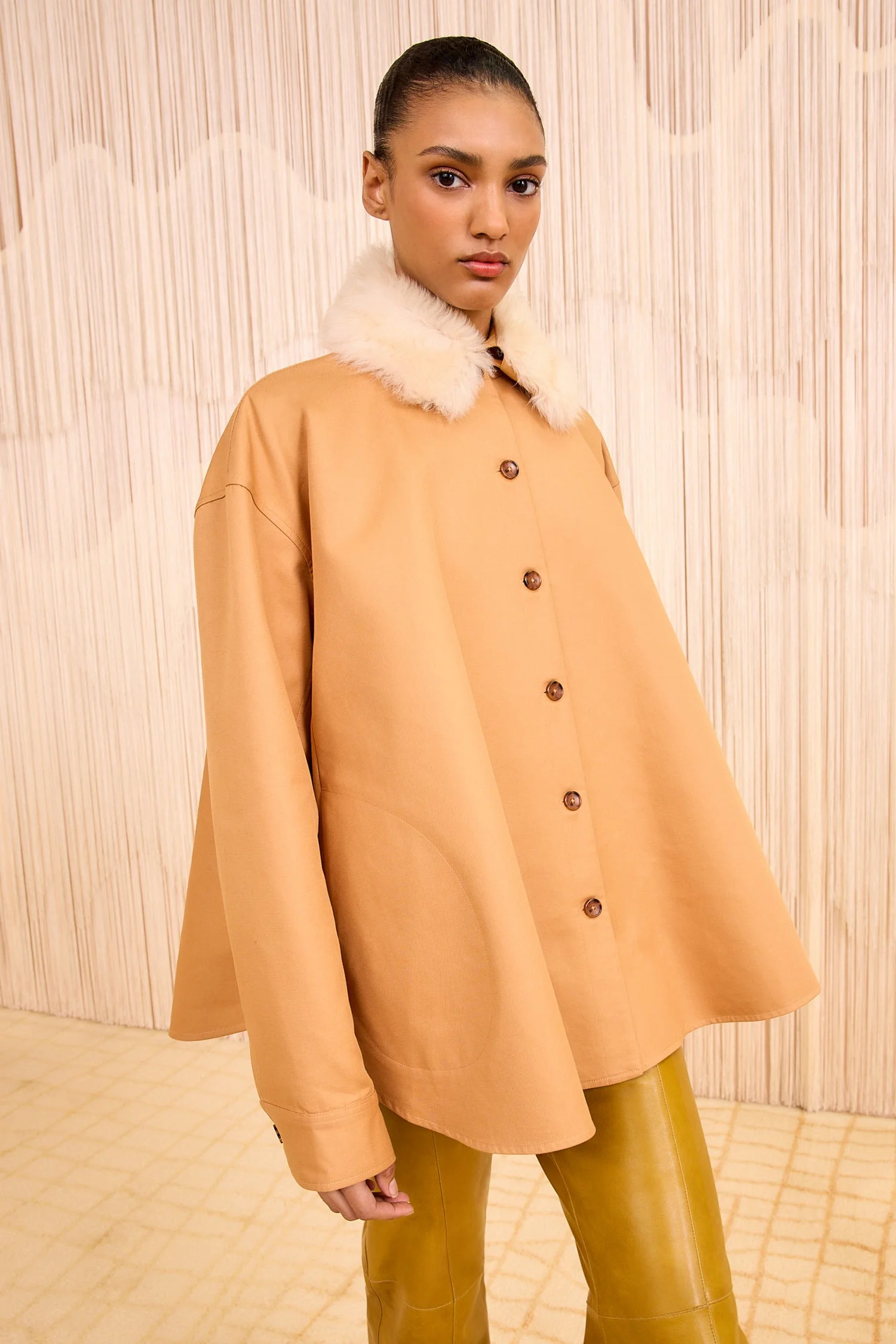 Floret Jacket with Removeable Collar - 1