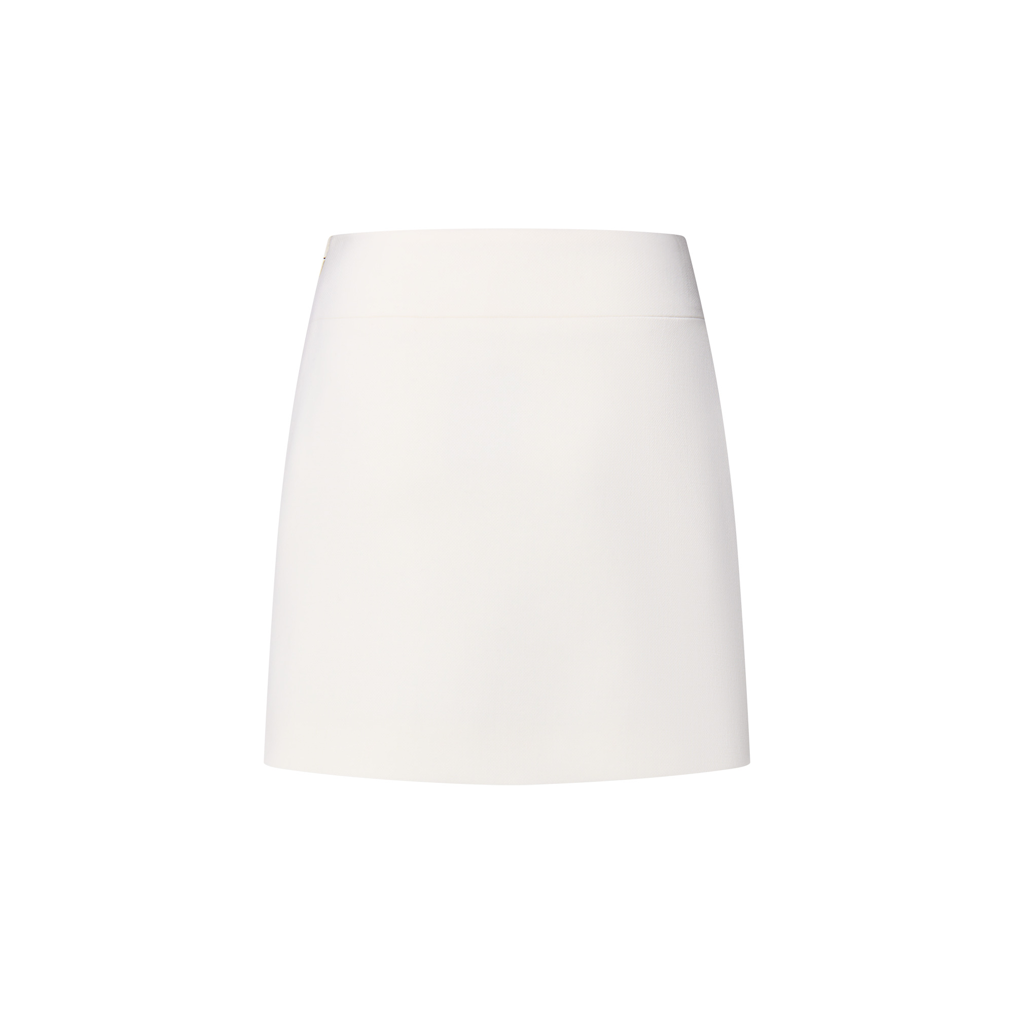 Wool Crepe Mini Skirt - 3