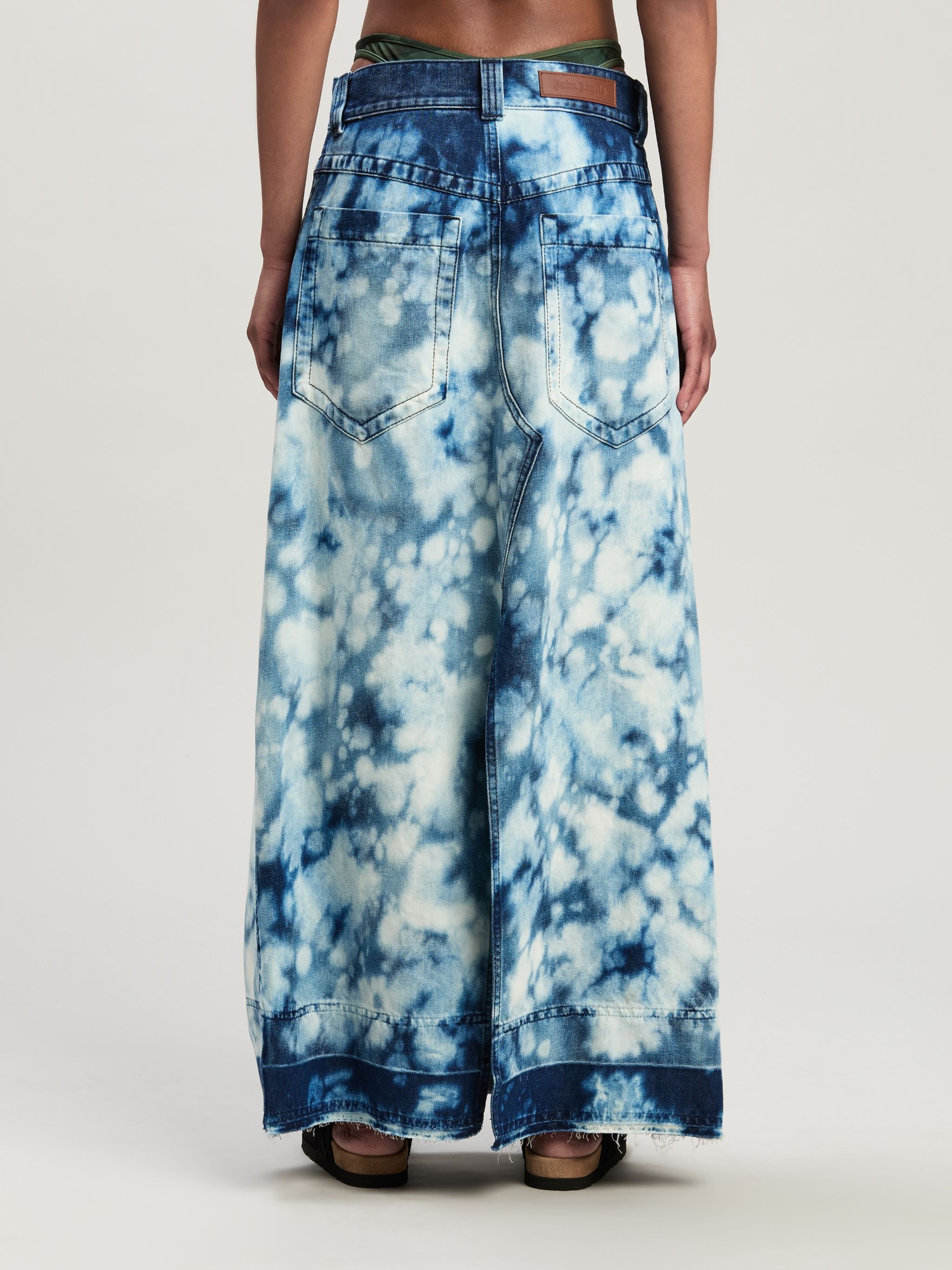 Denim Long Skirt - 5