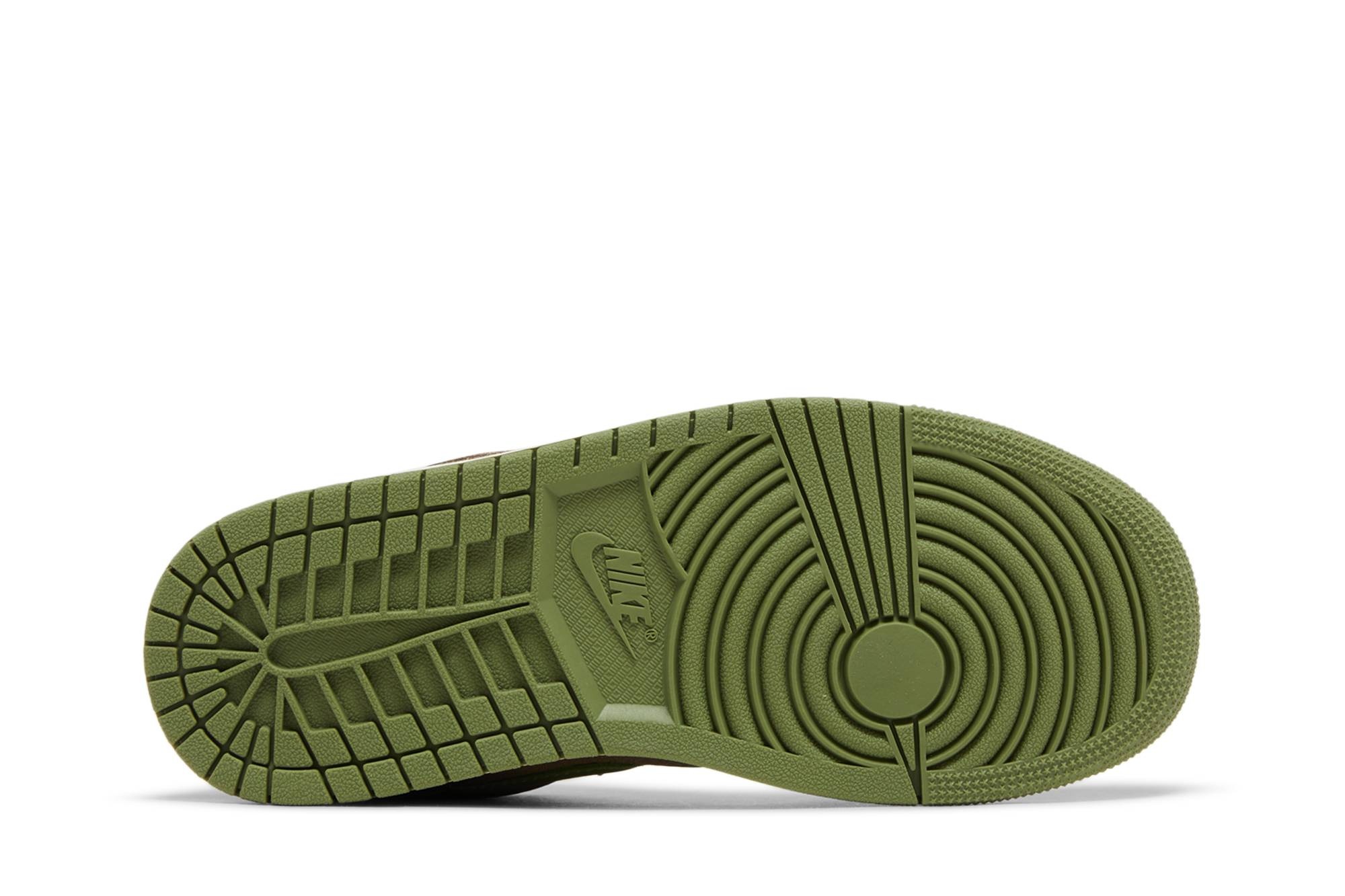 Wmns Air Jordan 1 Low SE 'Olive Brown Kelp' - 4