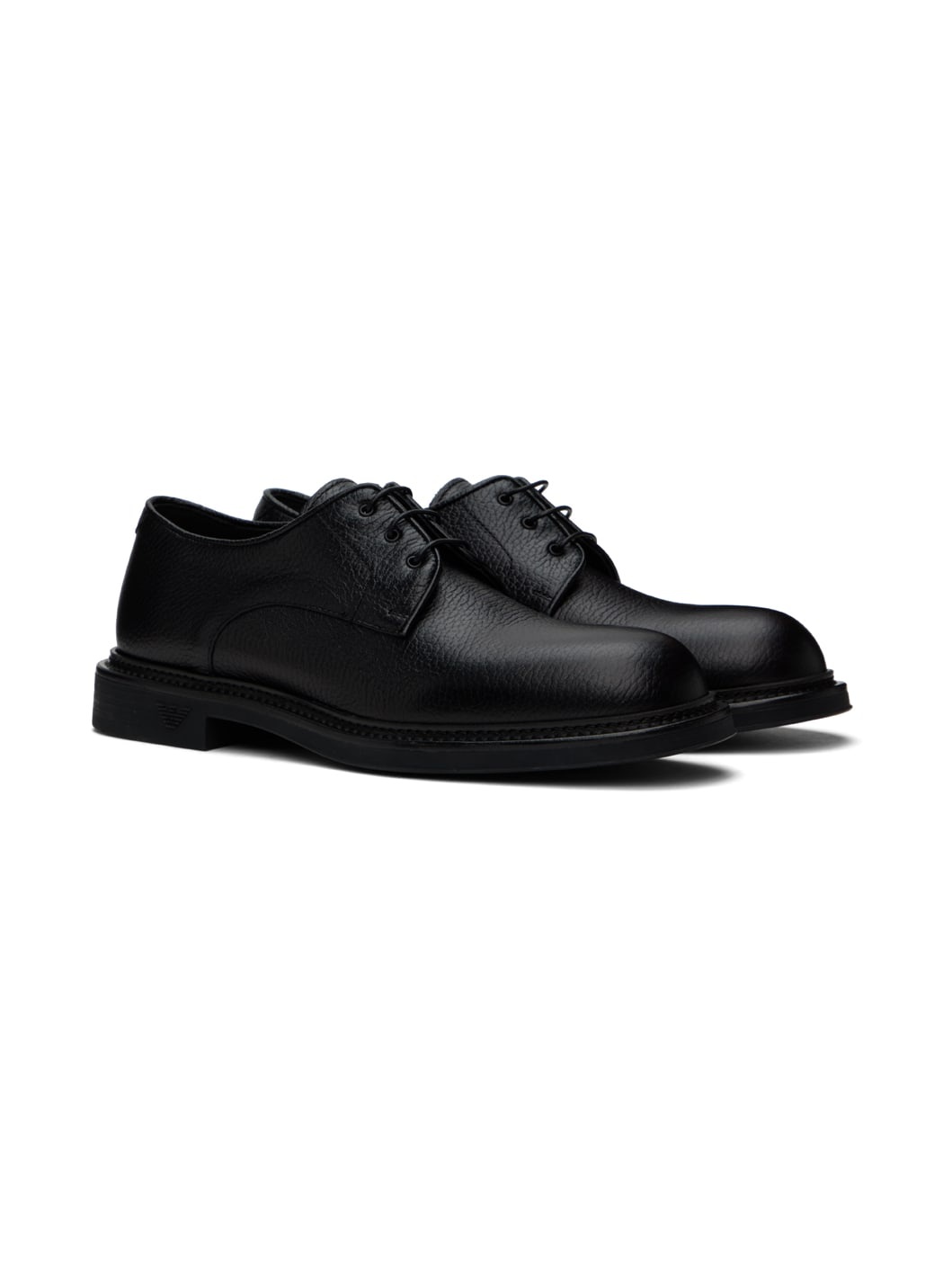 Black Lace-Up Derbys - 4