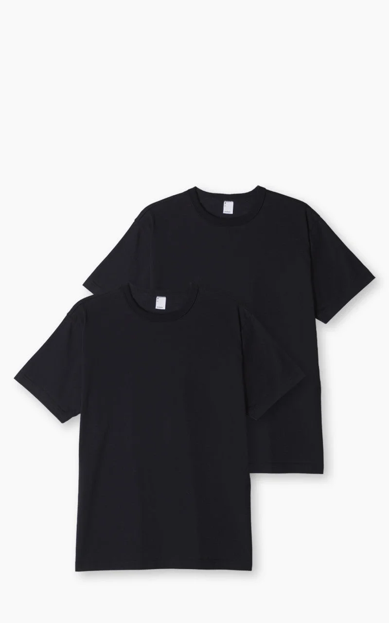 3SIXTEEN PIMA T-SHIRT 2 PACK BLACK - 1
