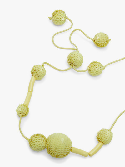 Max Mara Resin and cotton necklace outlook