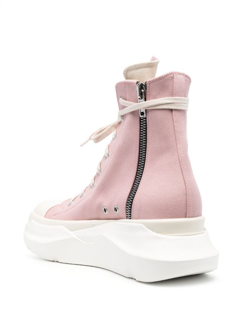 high-top lace-up sneakers - 3