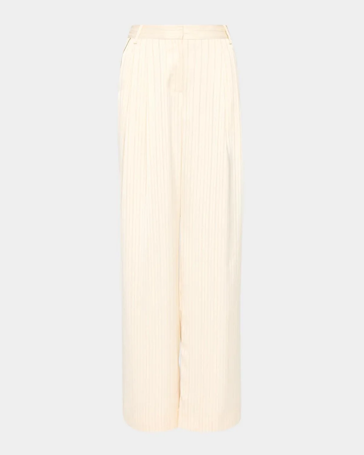 Jasmine Pinstriped Wide-Leg Trousers - 1