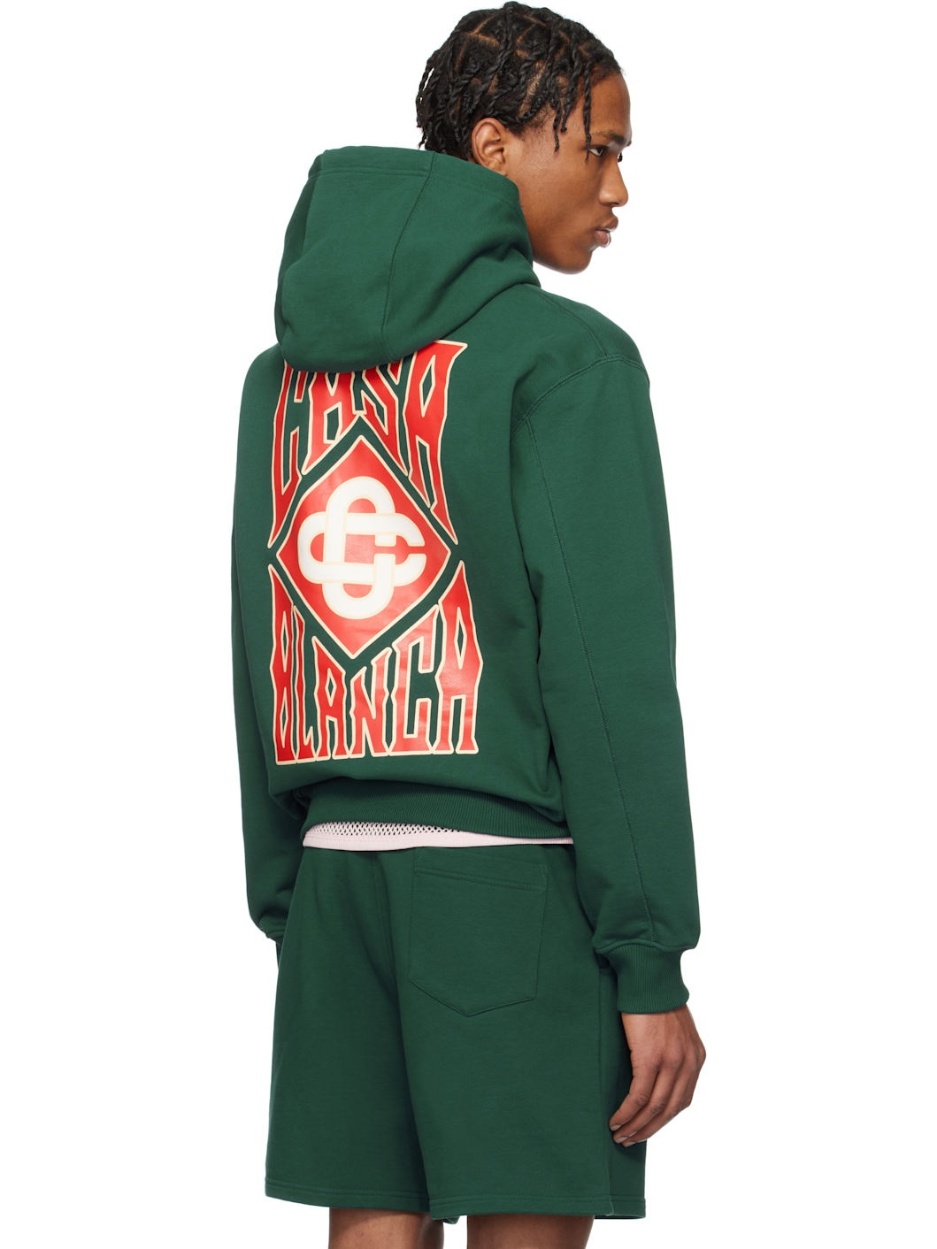 Green Gothic Logo Hoodie - 3