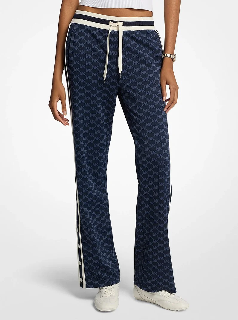 Logo Knit Track Pants - 1