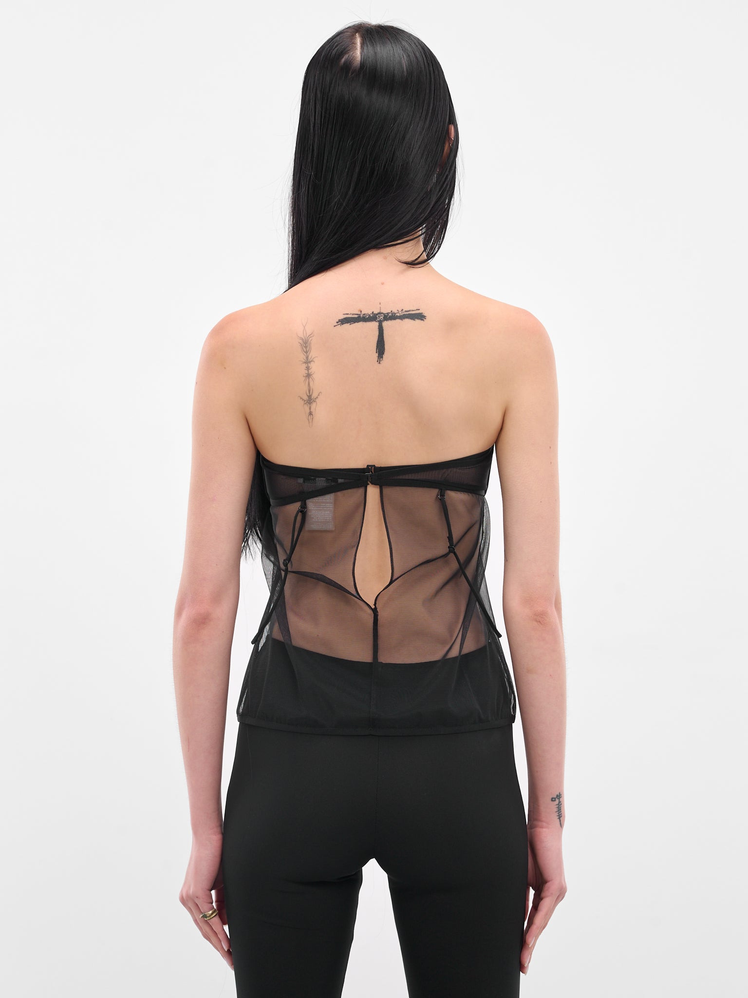 Upside-Down Pleated Bra Top - 3