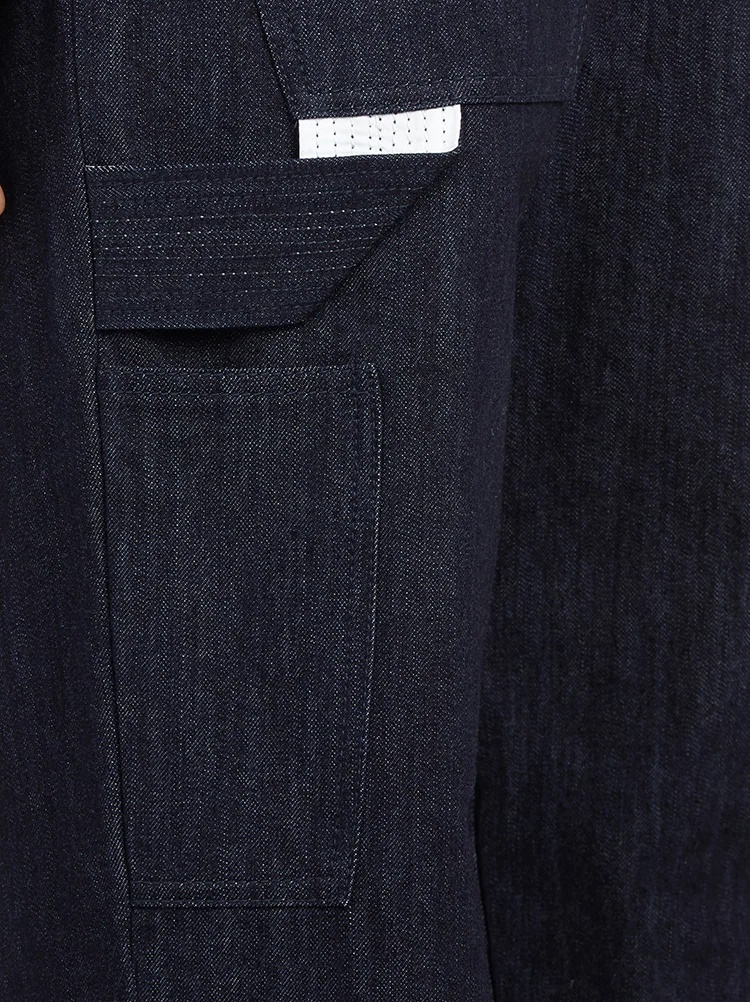 DENIM CARGO PANTS - 6