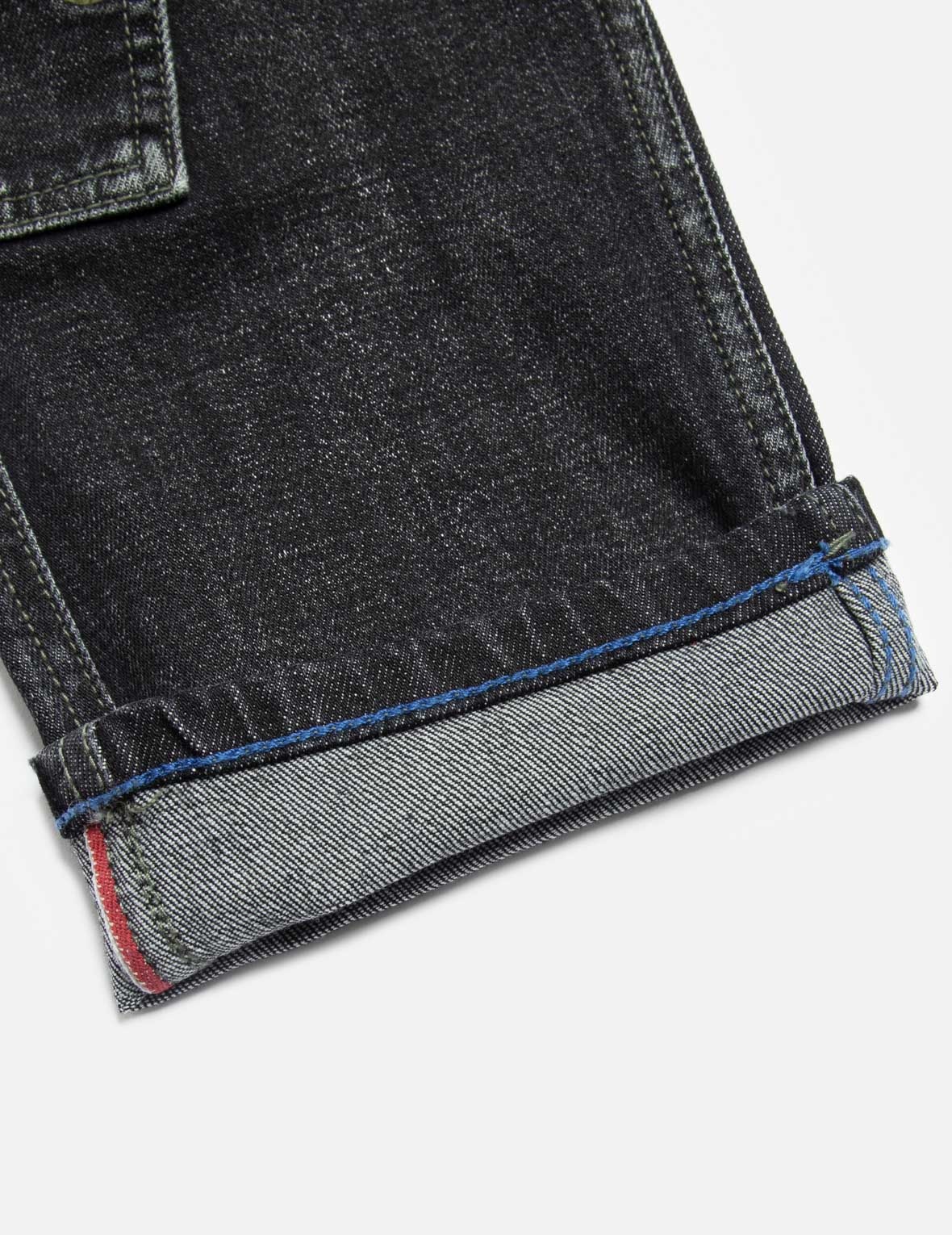 SEAGULL EMBROIDERY MULTI-POCKET CARROT FIT JEANS #2017 - 10