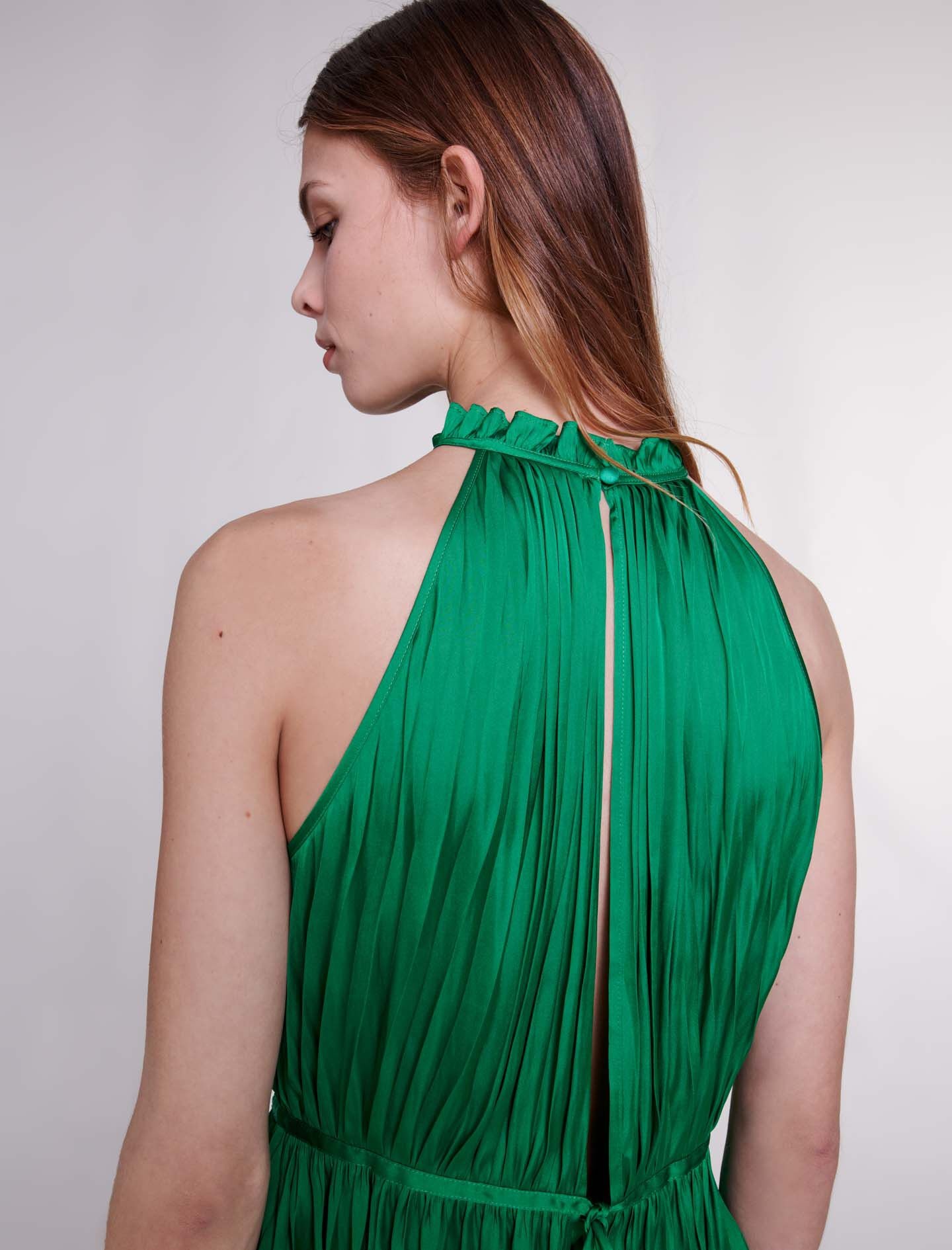 Pleated satin top - 8