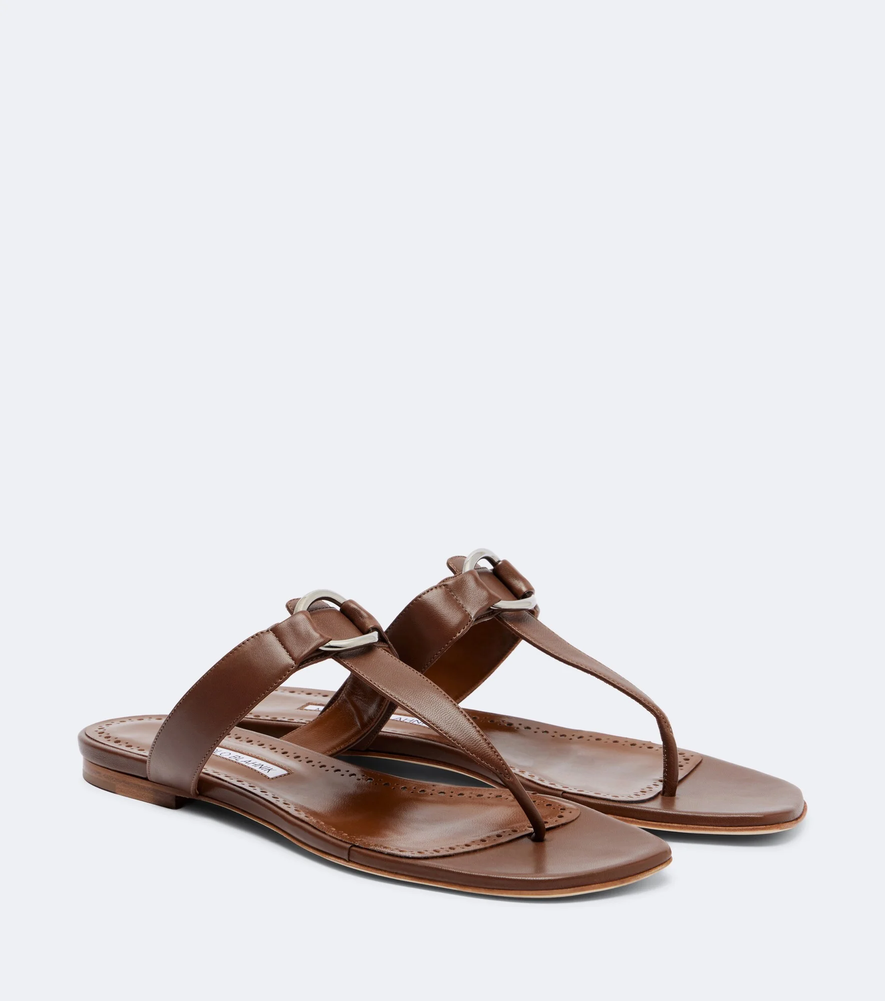 Mionasan leather thong sandals - 1