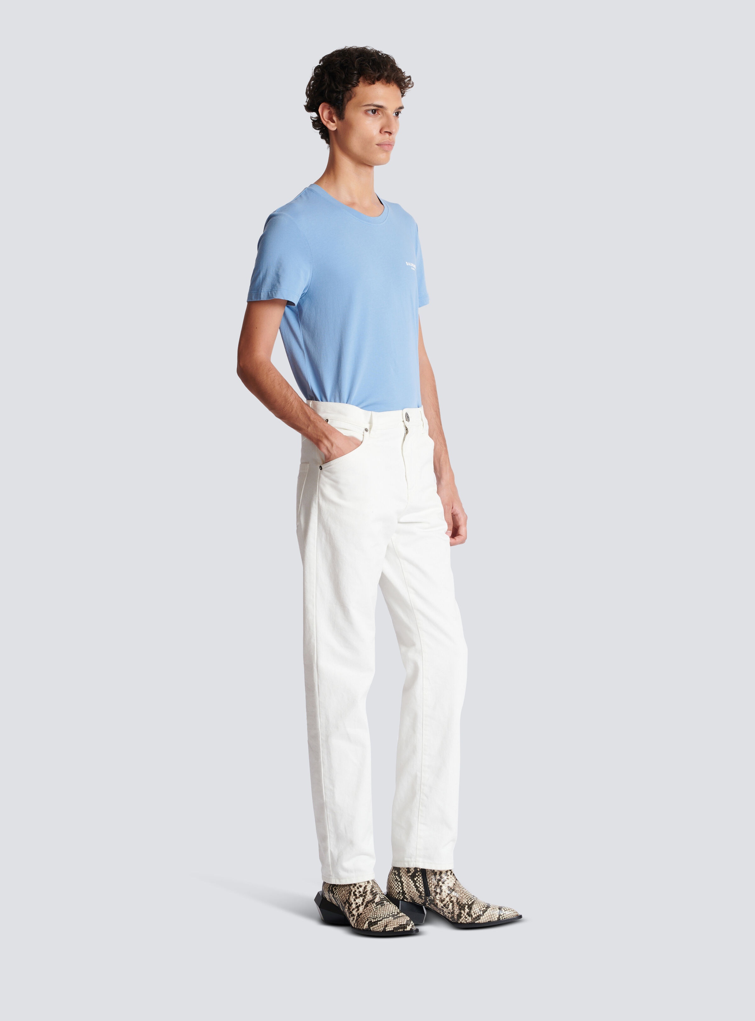 White denim jeans - 3