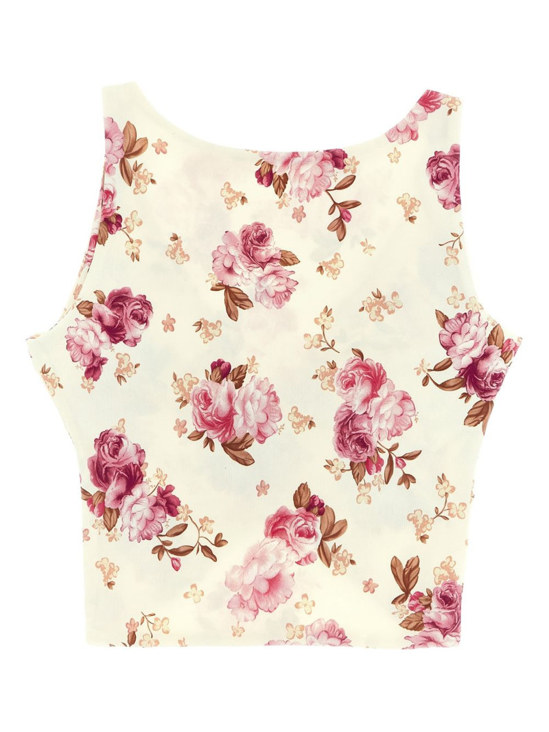 MAGDA BUTRYM floral-print bikini top outlook