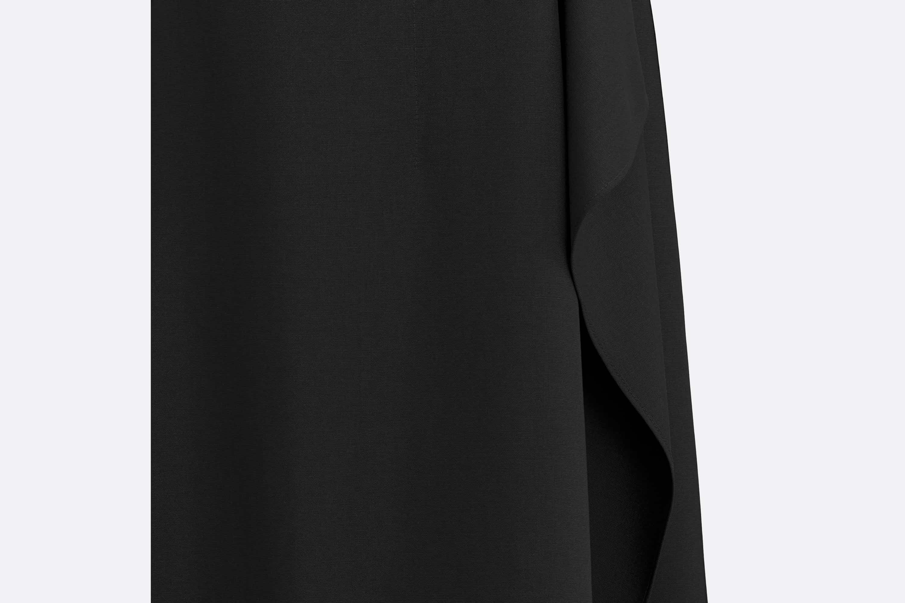 Mid-Length Draped Skirt - 3