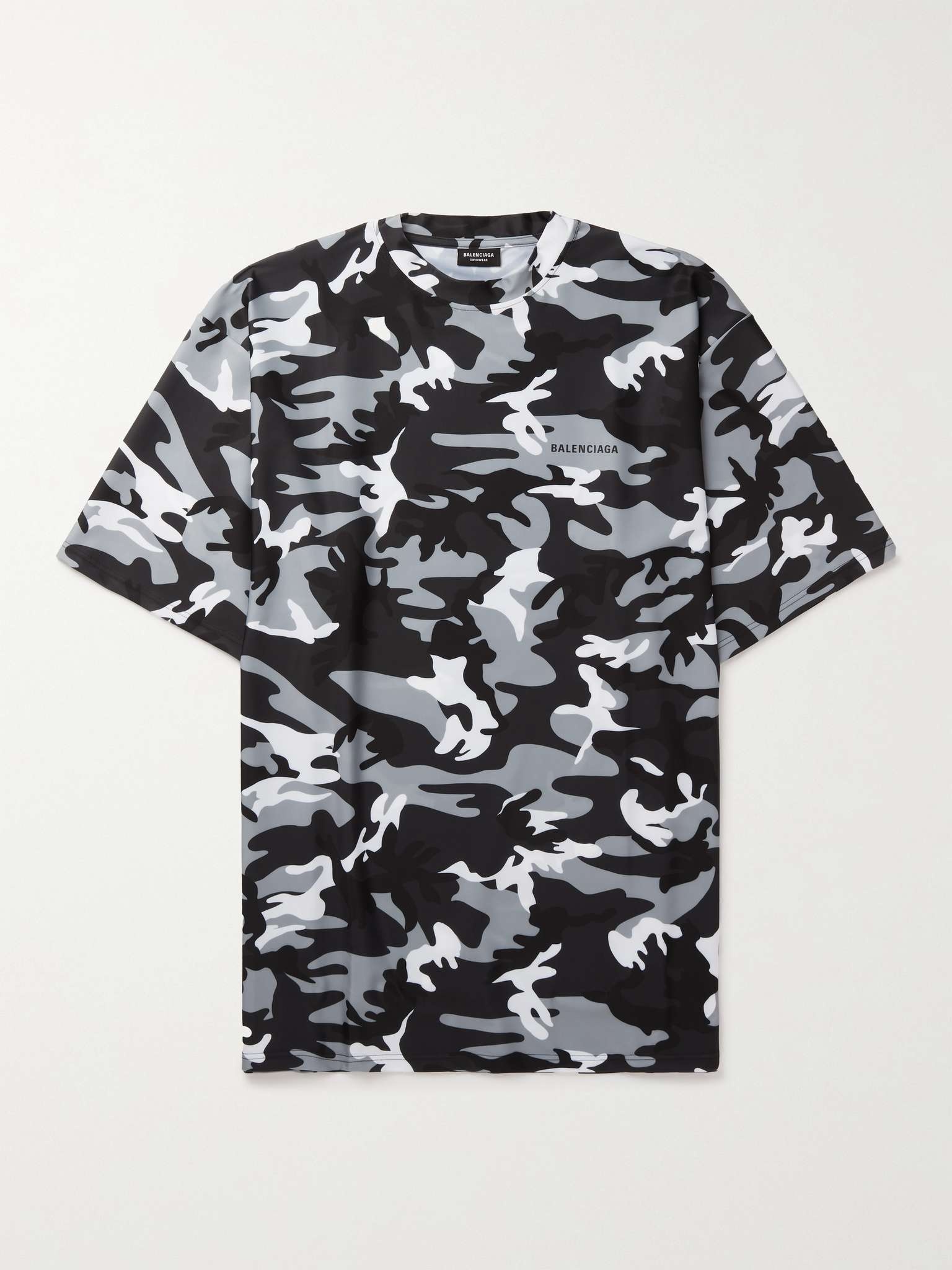 Swim Oversized Camouflage-Print Shell T-Shirt - 1