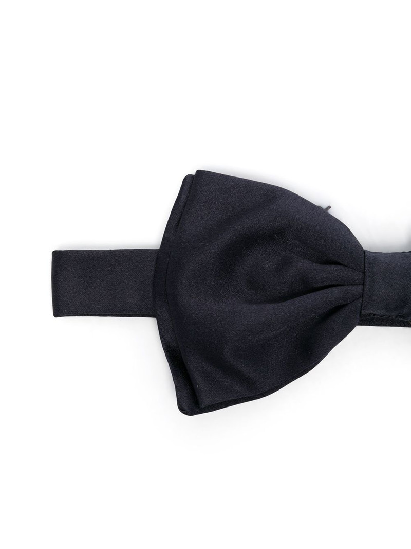 LARDINI satin-finish detail bow tie outlook