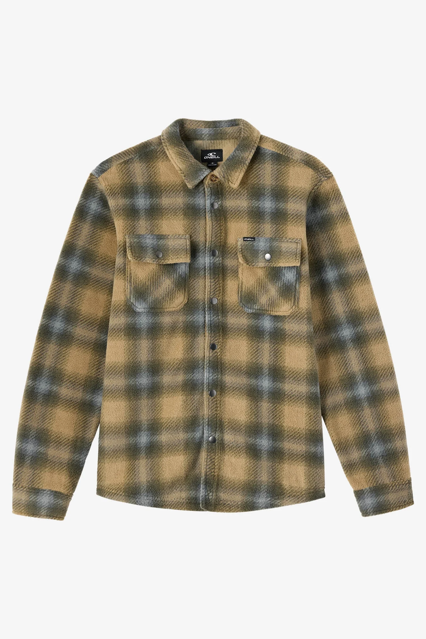 Glacier Plaid Superfleece Long Sleeve Shirt - 1