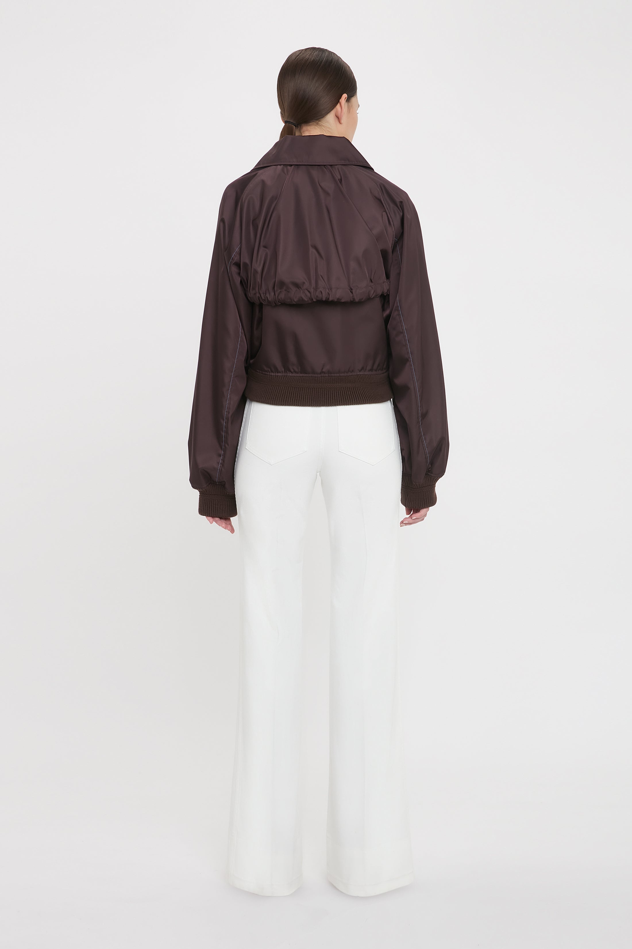 Harrington Bomber Jacket In Ebony - 4