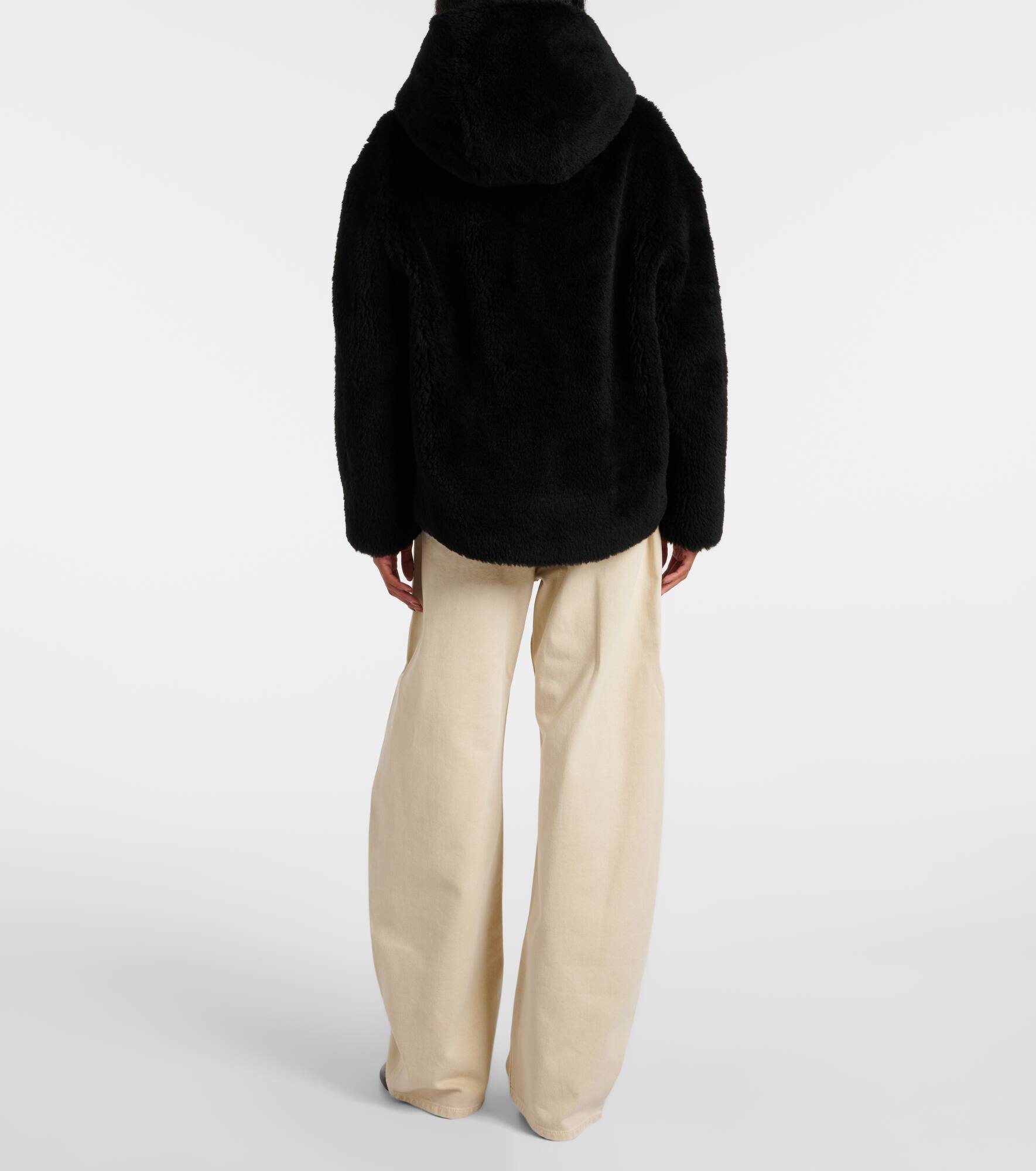 Meteo wool faux fur jacket - 3