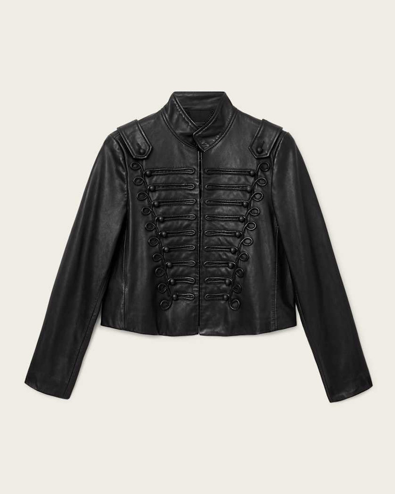 RUMMY CROPPED LEATHER JACKET 7