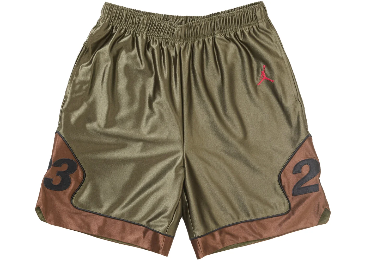 Supreme Jordan Warm Up Short Olive - 1