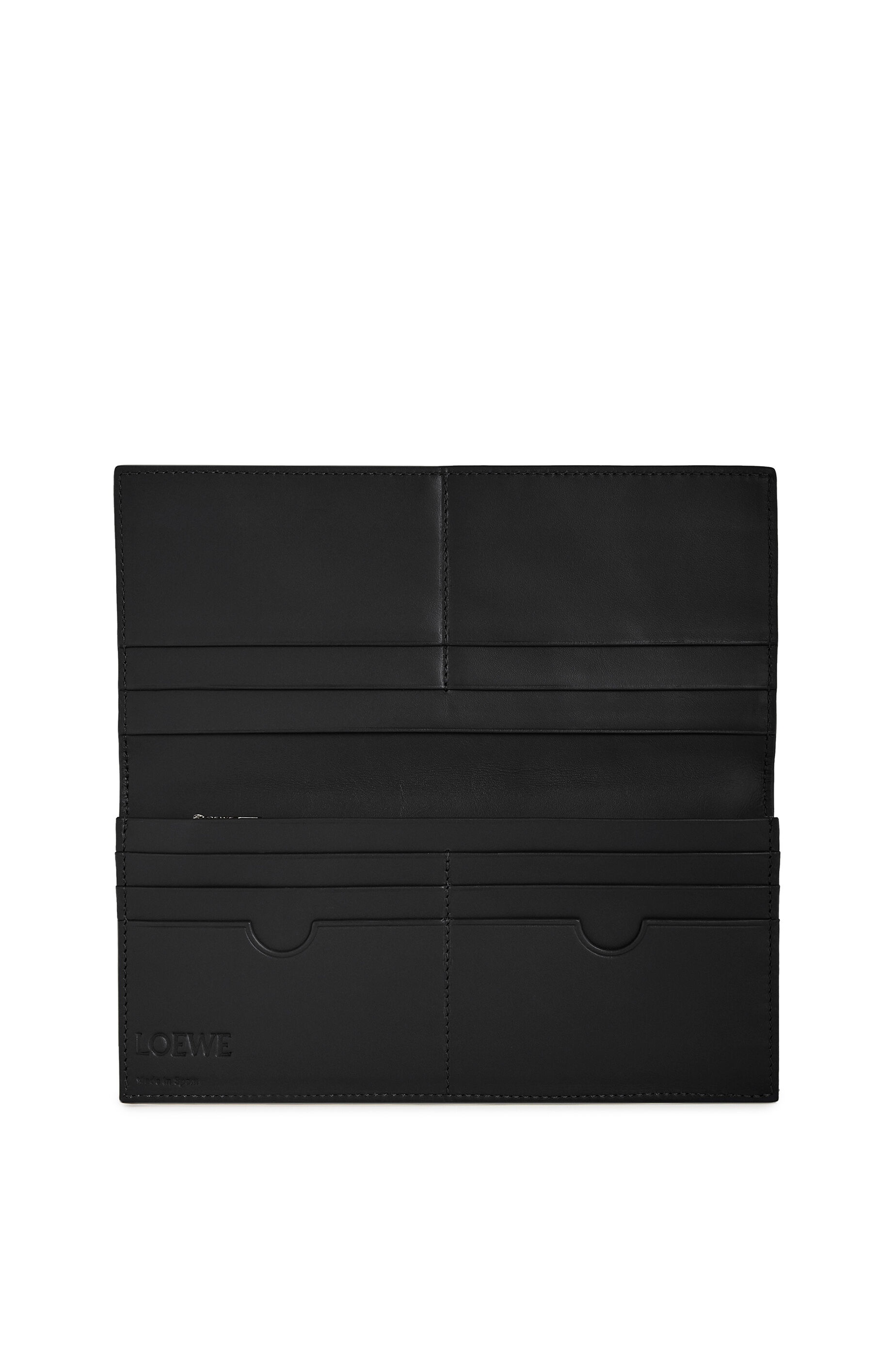 Long horizontal wallet in smooth calfskin - 4