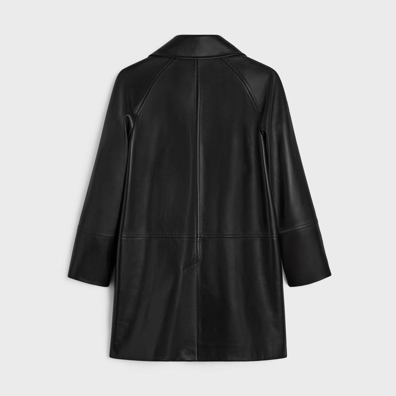 CELINE coat with Claudine collar in soft lambskin outlook