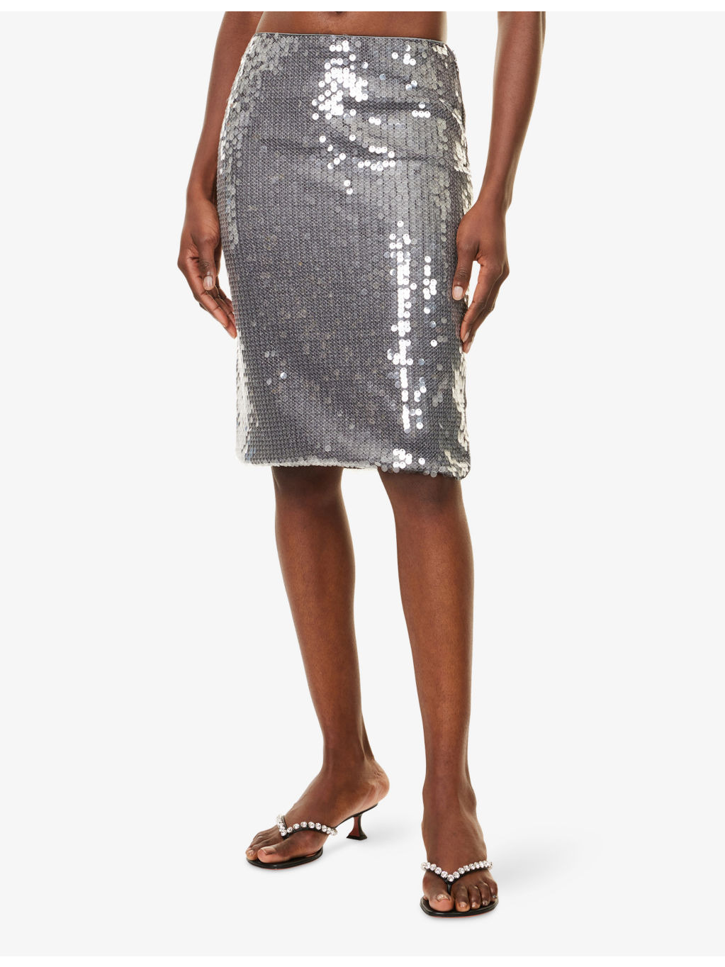 Dula Sequin Woven Mini Skirt - 3
