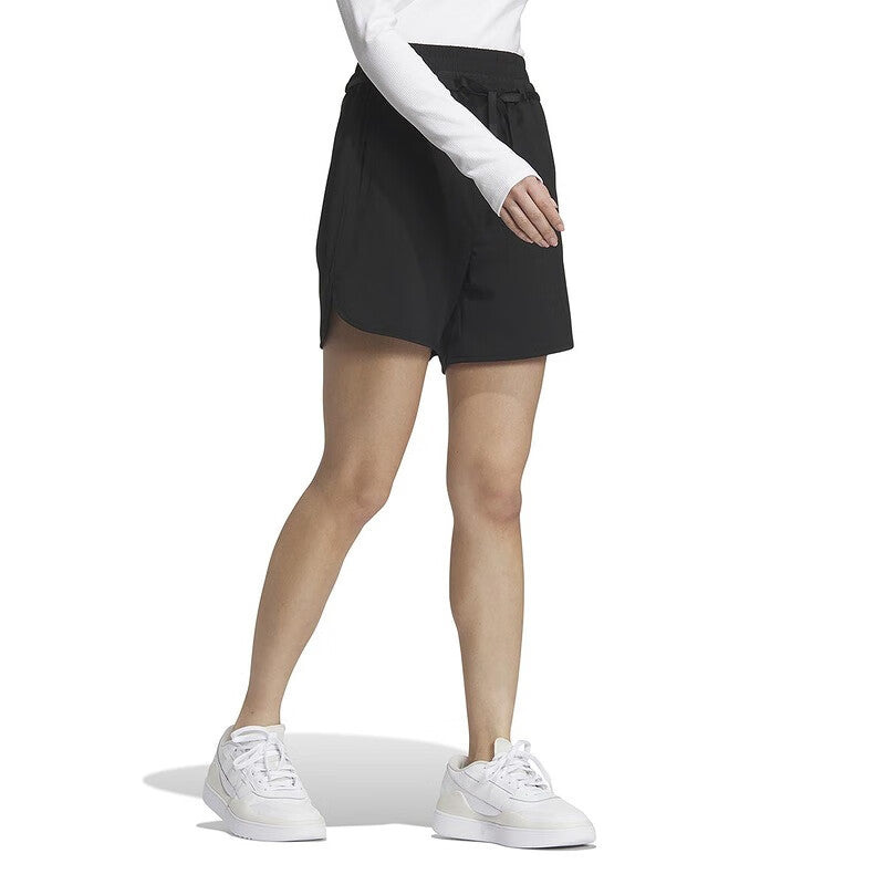 (WMNS) adidas Breathable Loose-Fit Woven High-Waist Shorts Asia Sizing 'Black' IM8939 - 3