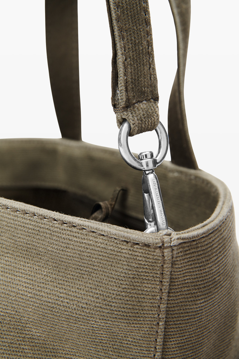 Punch Small Tote in Wax Canvas 6