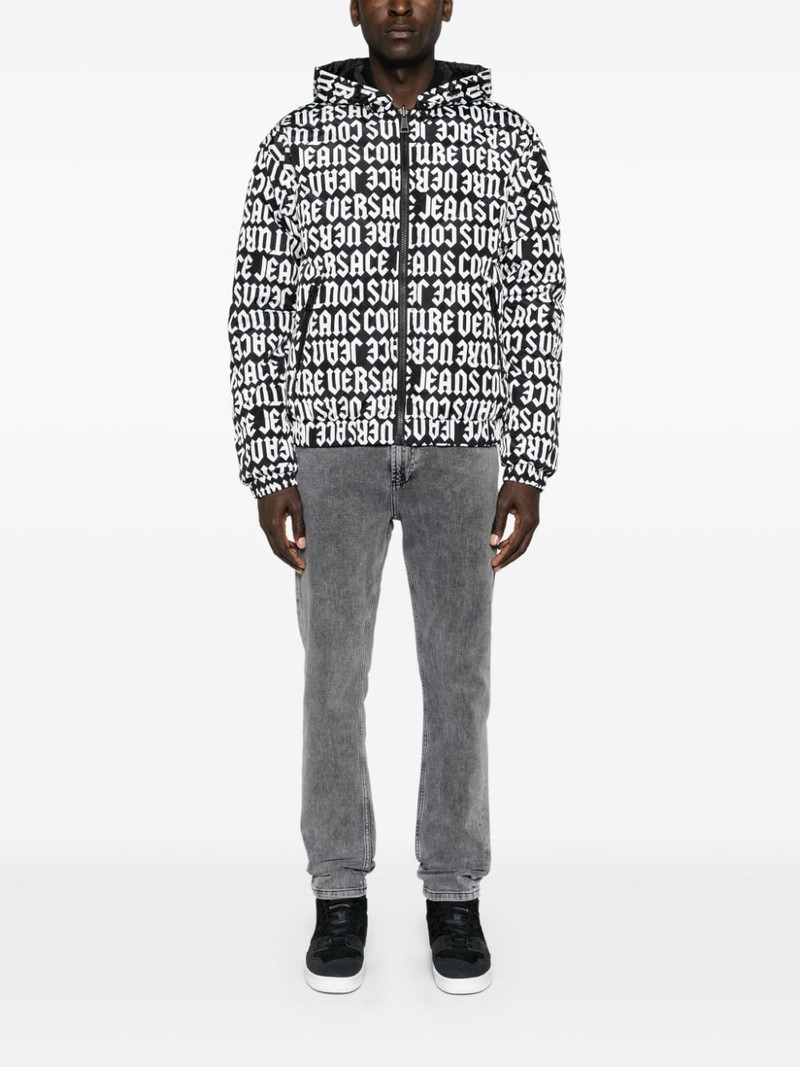 VERSACE JEANS COUTURE reversible hooded puffer jacket outlook