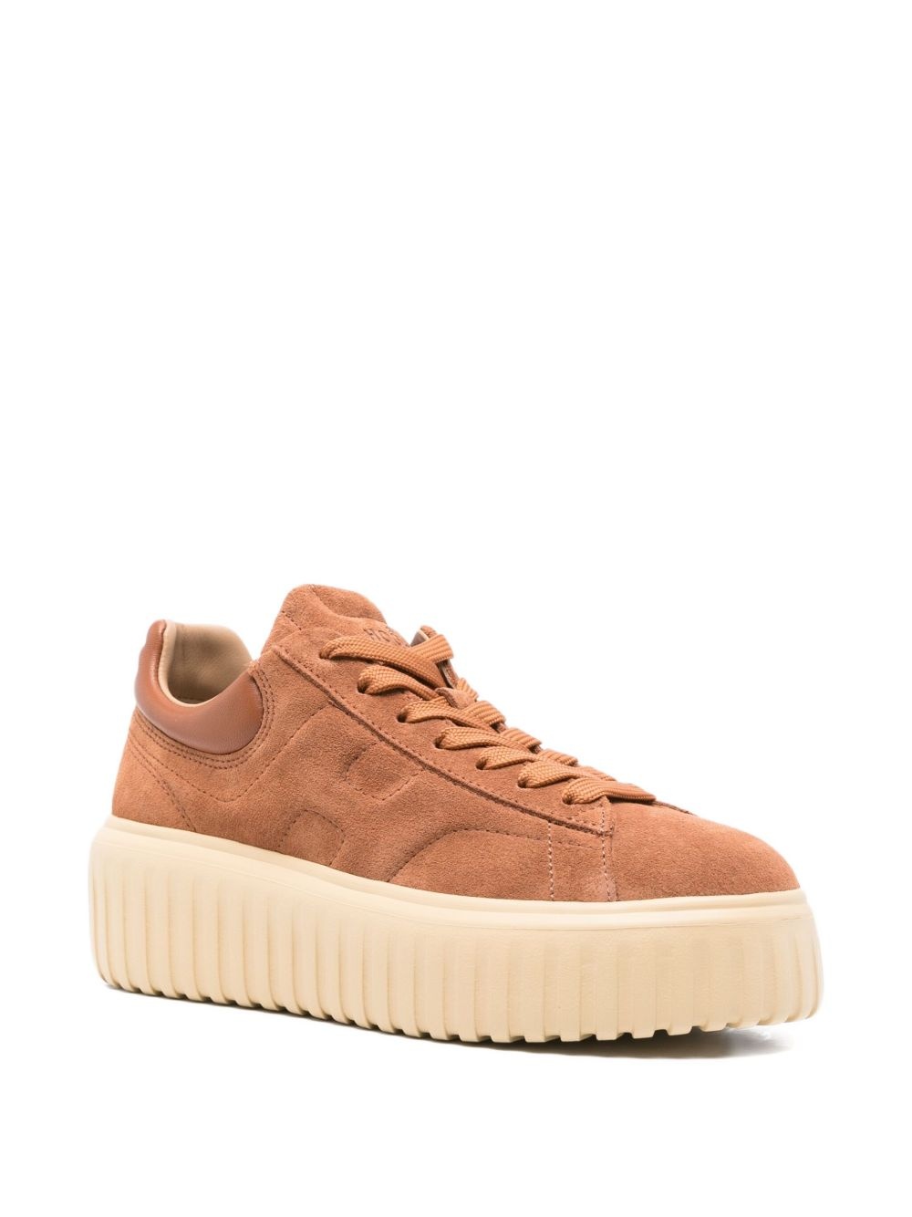 H-Stripes suede platform sneakers - 2