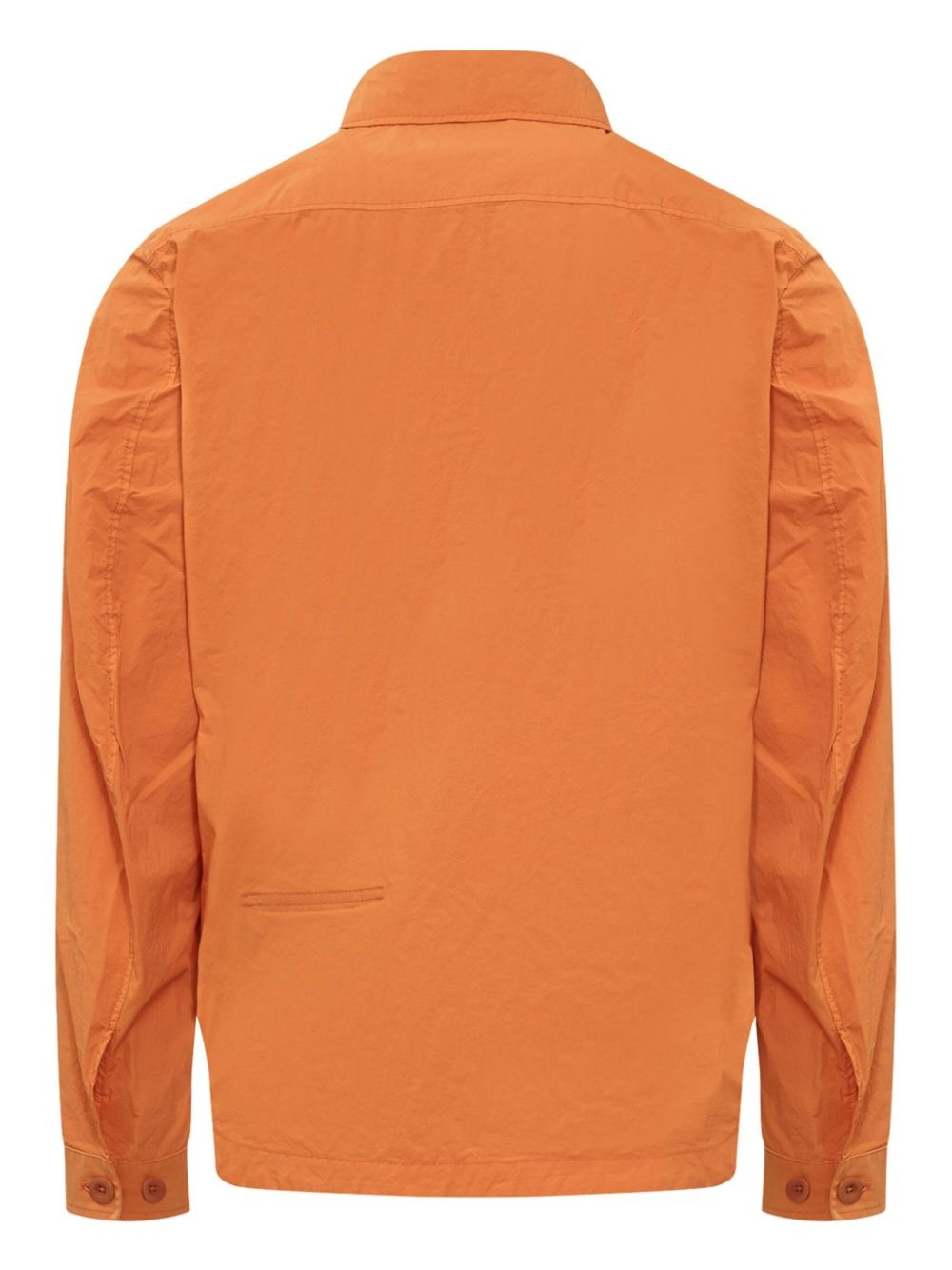 garment-dyed shirt jacket - 2