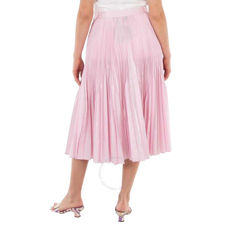 Burberry Pale Candy Pink Angelina Pleated Skirt - 3