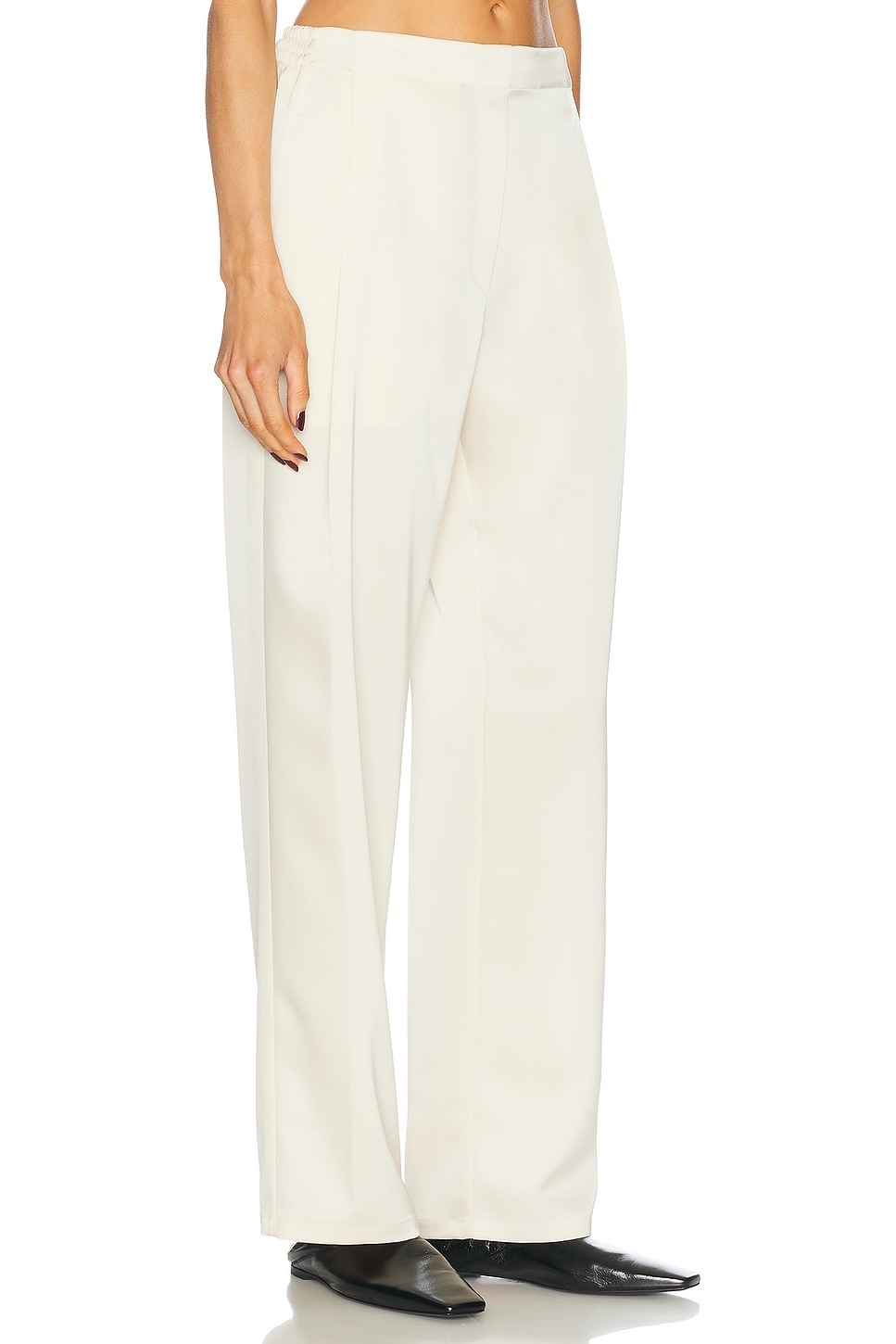 Barb Pleated High Waist Pant - 2