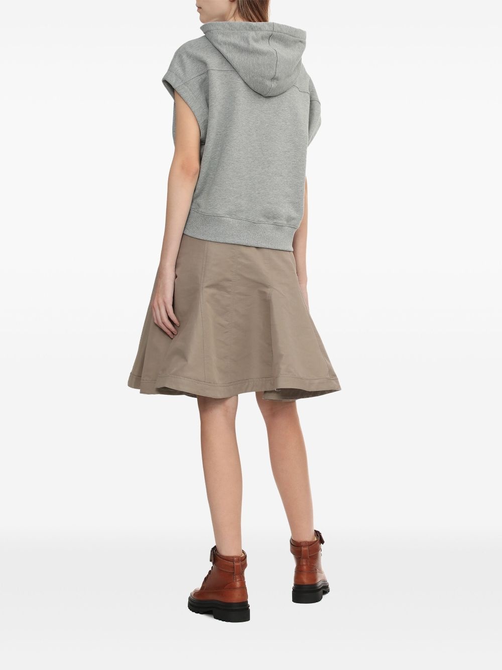 sweatshirt combo dress - 4