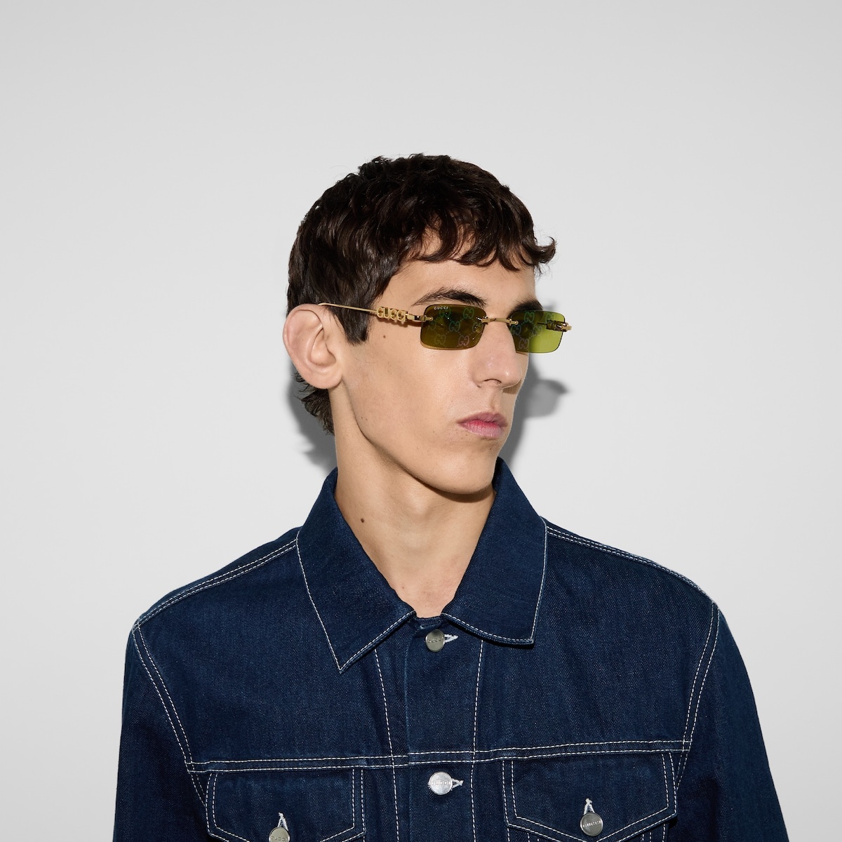 Rectangular frame sunglasses - 4