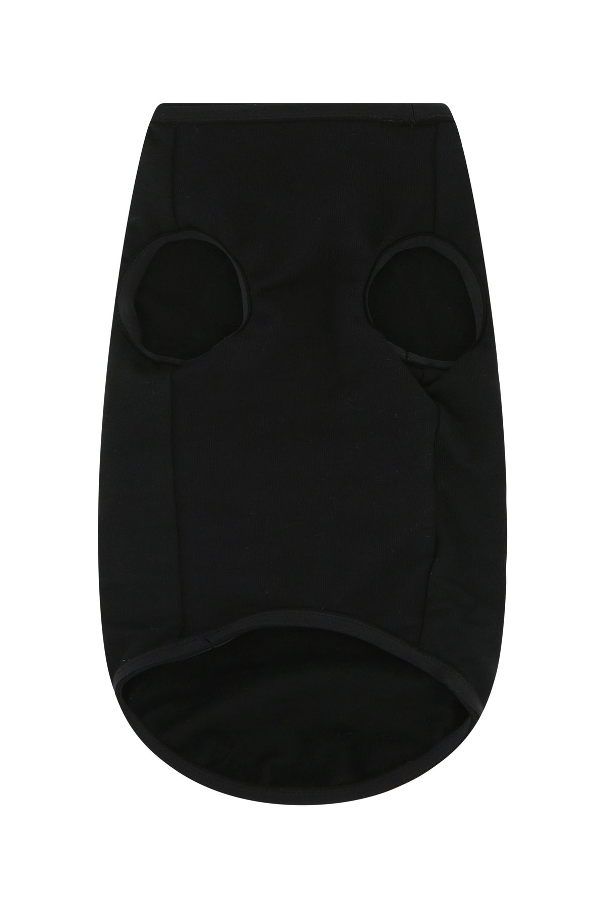 Black stretch cotton dog t-shirt - 2