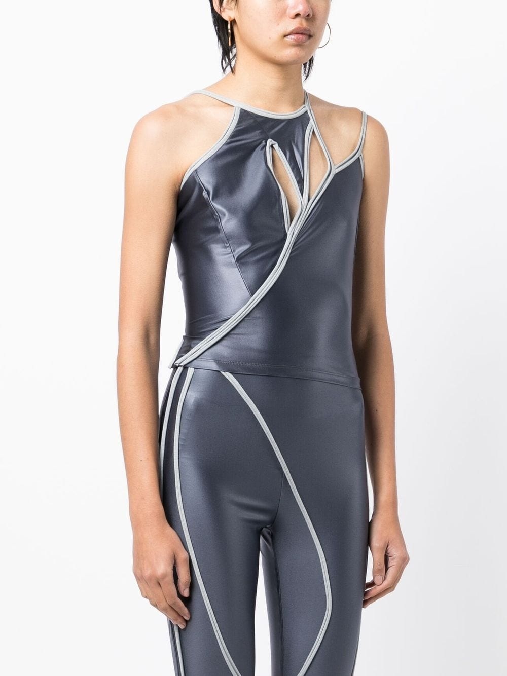 cut-out vest top - 3